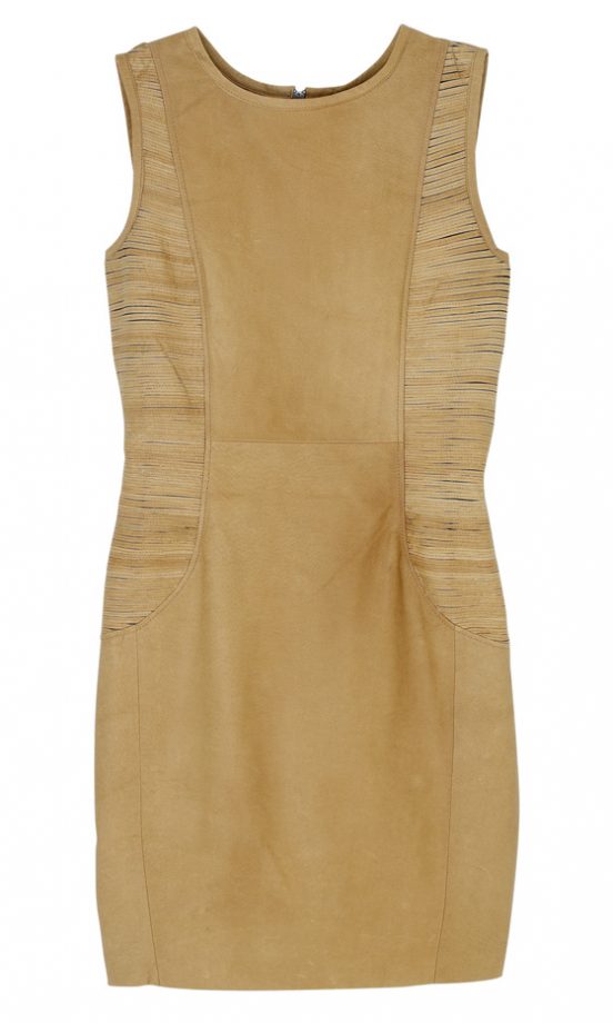 Warehouse Fringe Detail Leather Dress, £120