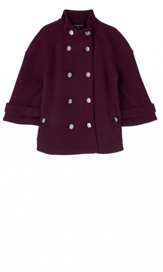 Warehouse Cape Jacket, £60 - In Store Only