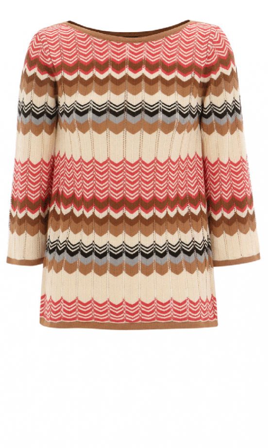 Warehouse Zig Zag Stripe Top, £40