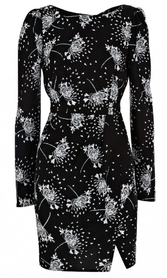 Warehouse Dandelion Print Crepe Dress, £60