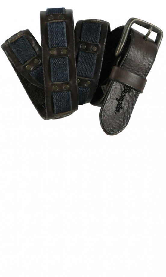 Wrangler Denim and Leather Belt, £50