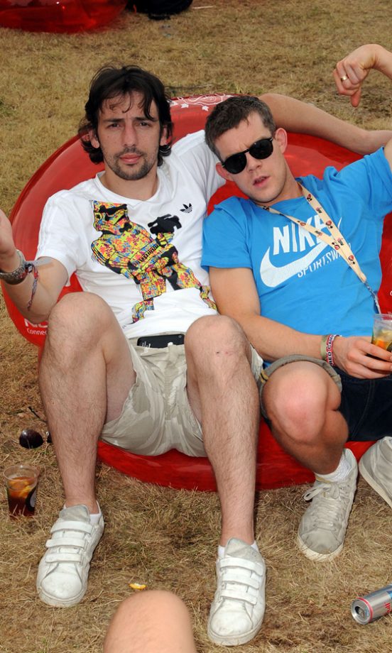 Ralf Little And Russell Tovey Backstage At The Virgin Media Louder Lounge, V Festival 2011