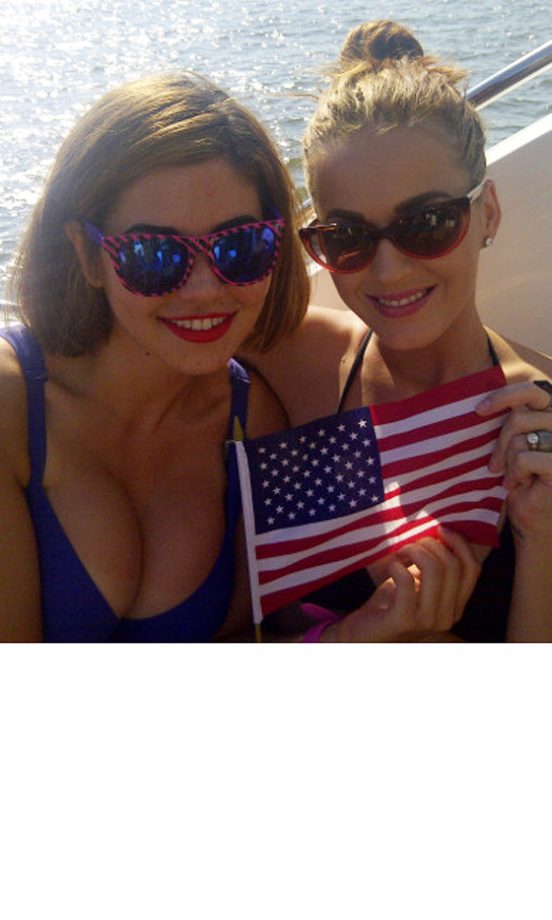 Katy Perry And Marina Diamandis Celebrating US Independence Day, July 2011