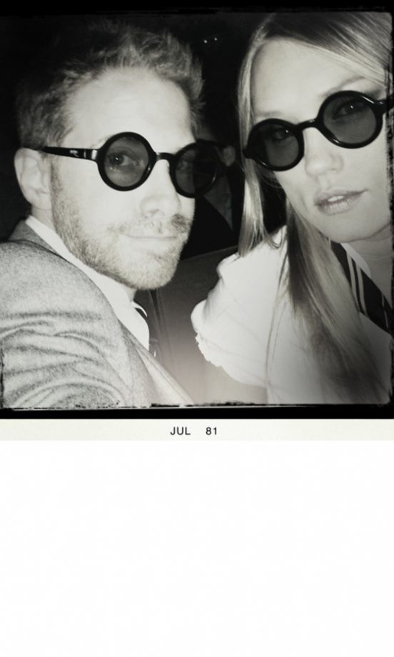 Seth Green Posted This Twitter PIcture With His Girlfriend At The Harry Potter 7 Premiere, July 2011