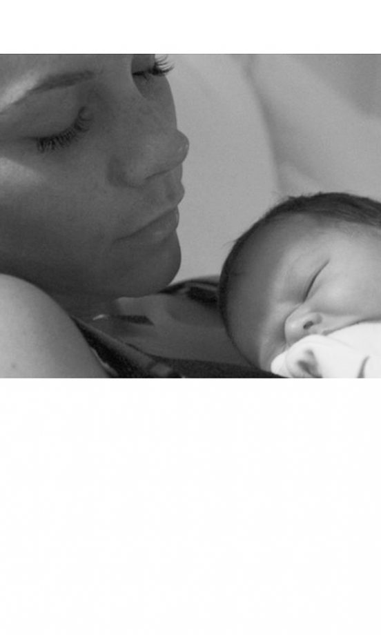 Victoria Beckham Twitter Picture With Her Baby Girl Harper Beckham, July 2011