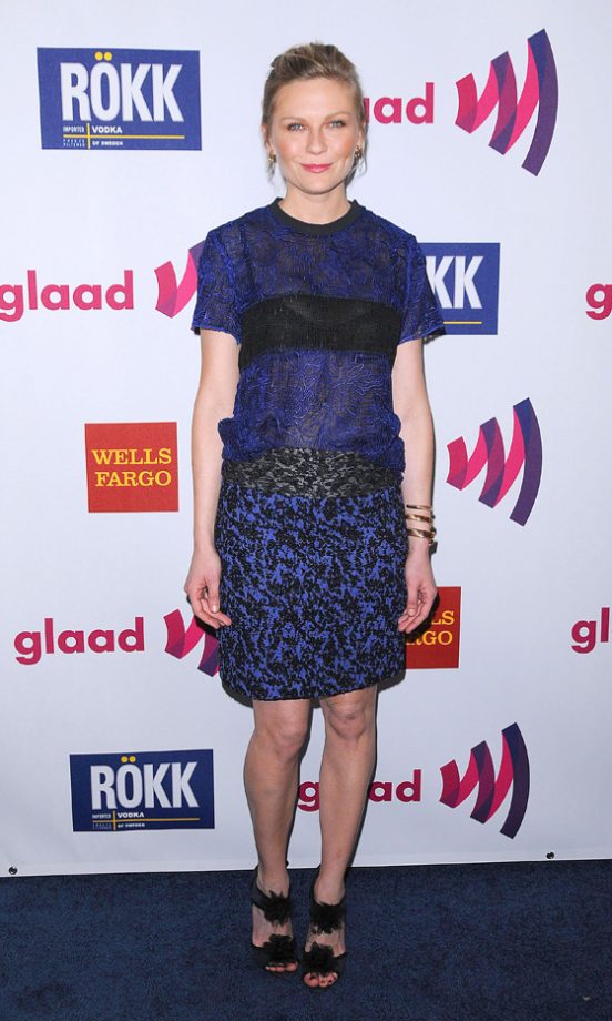 Kirsten Dunst At The GLAAD Media Awards In LA, 2011