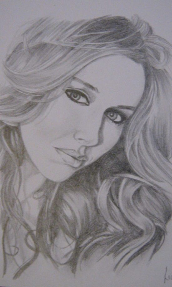 Una Healy @unahealy Tweeted A Stunning Picture That One Of Her Fans Drew Of Her, July 2011