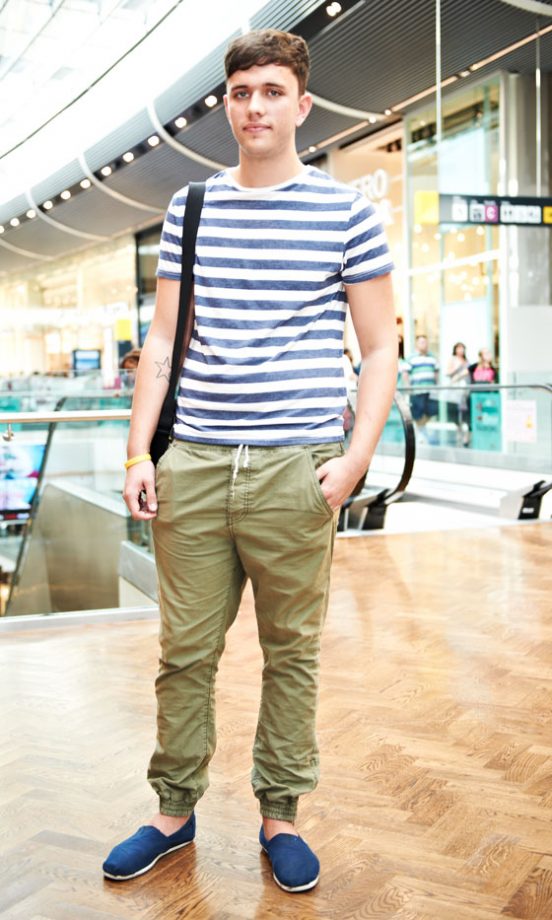 Dan Greene Wearing Topman With TOMS Shoes