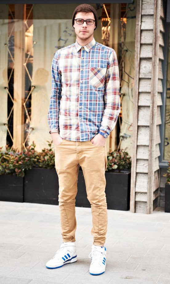 Dean Gray Wearing Topman WIth Adidas Trainers And Urban Outfitters Watch