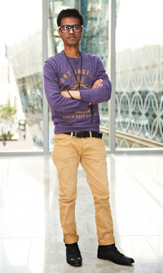 Mustuza Ansari Wearing Topman Head To Toe