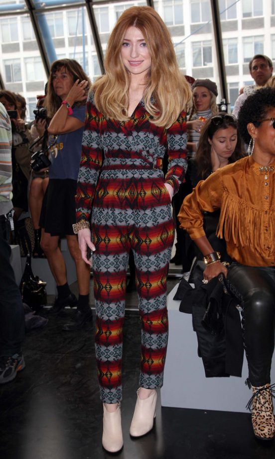 Nicola Roberts At Topshop Unique’s Fashion Show SS12