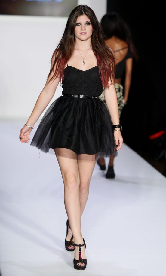 Kylie Jenner Hits The Catwalk For At Avril Lavigne’s Abbey Dawn Spring//Summer 2011 Fashion Show