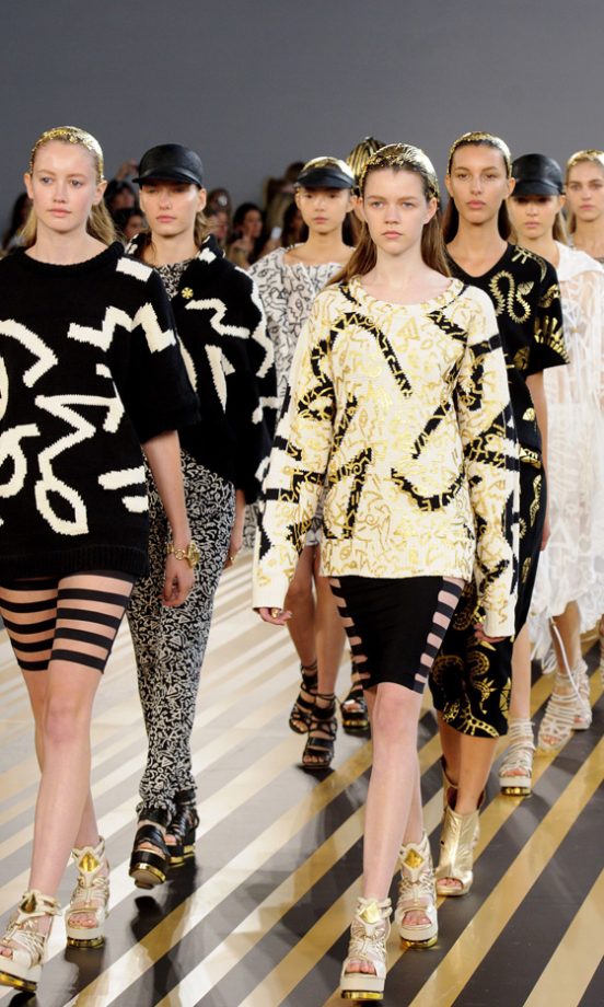 Models On The Runway At Topshop Unique’s Fashion Show SS12