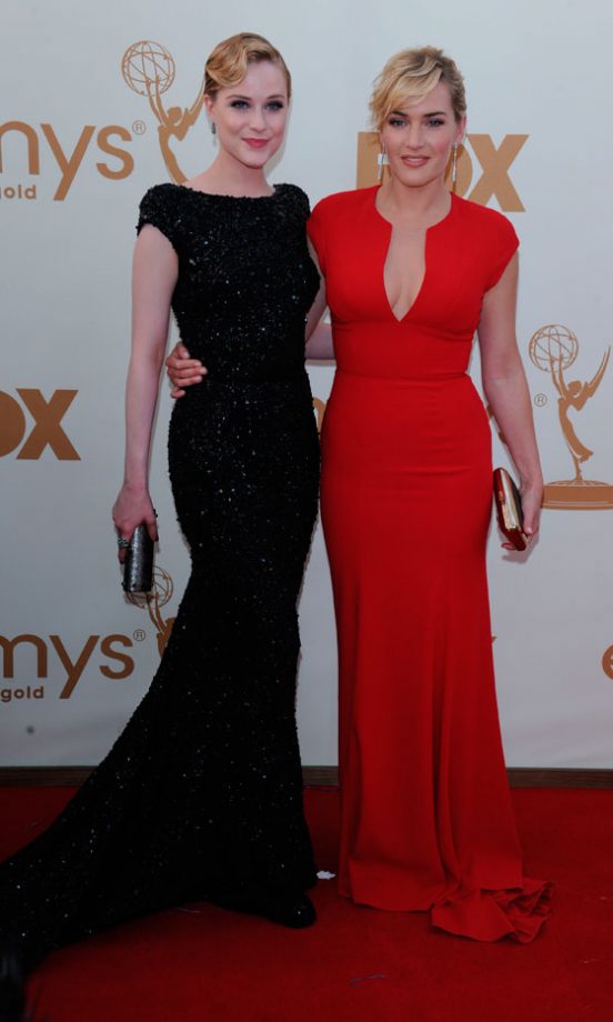 Evan Rachel Wood And Kate Winslet At The Emmy Awards 2011