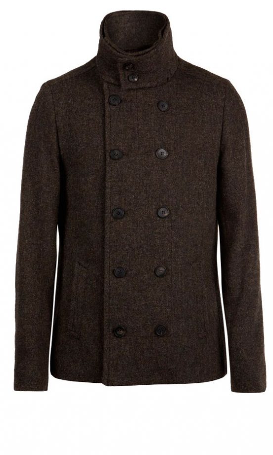 All Saints Brown Hampton Coat, £225