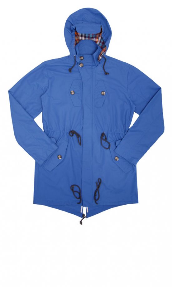Asos Blue Slouchy Parka, £70