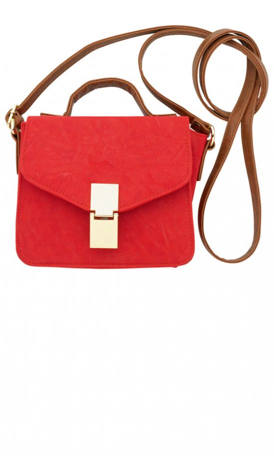 Asos Red Satchel Bag, £15 - Coming Soon