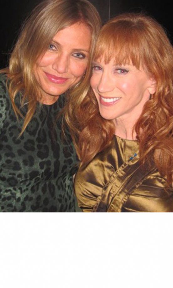 Cameron Diaz And Kathy Griffin Backstage On The Graham Norton Show, June 2011