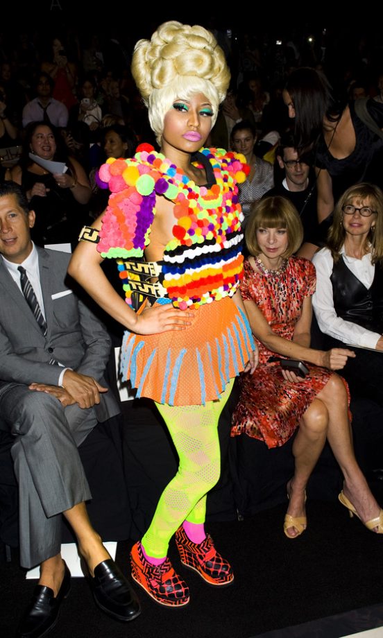 Nicki Minaj At The Carolina Herrera Spring/Summer 2012 Fashion Show