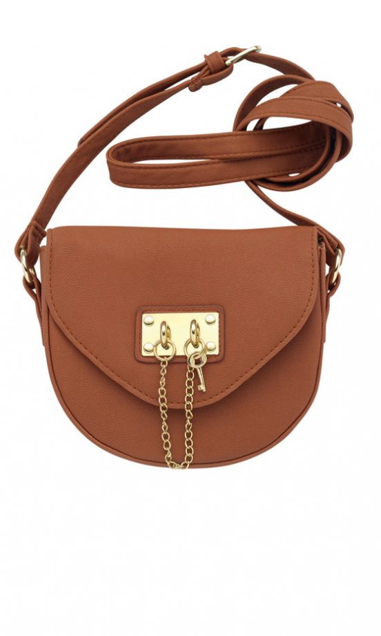 Dorothy Perkins Tan Padlock Cross Body Bag, £18