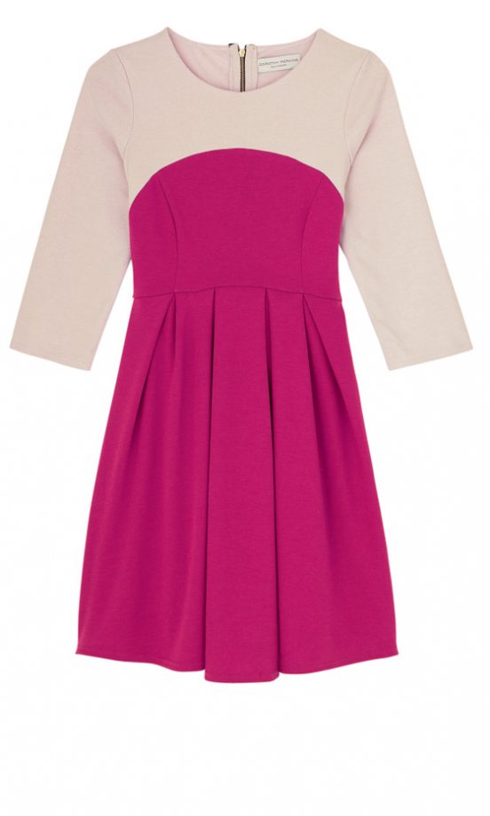 Dorothy Perkins Pink/Nude Colour Block Dress, £28