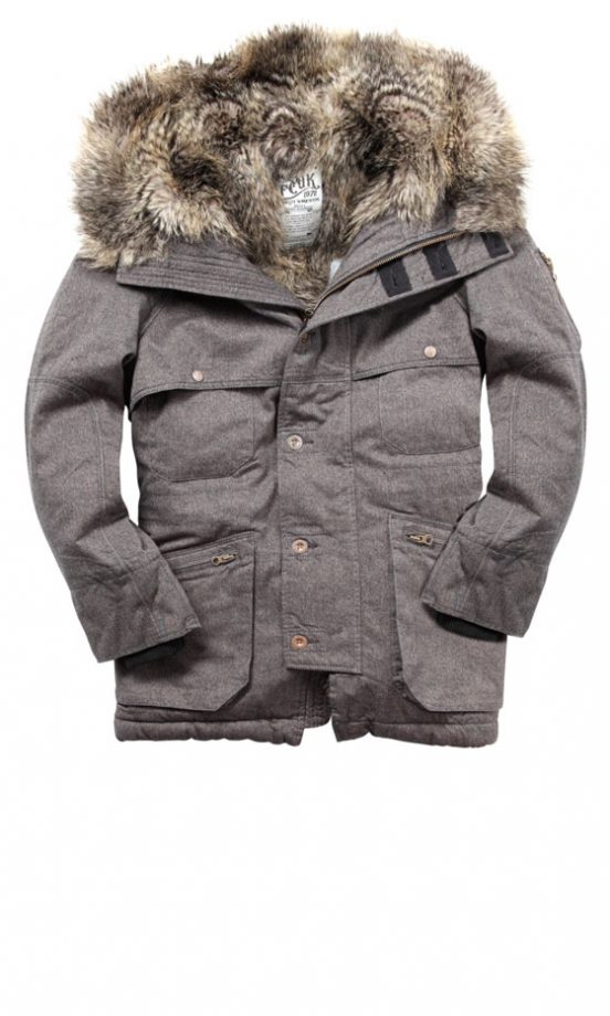 French Connection Grey Parka Coat, £240