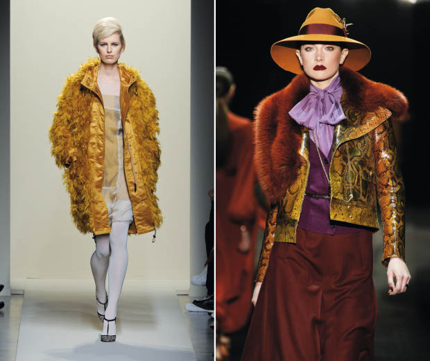 Bottega Veneta and Gucci do coloured fur on the catwalk