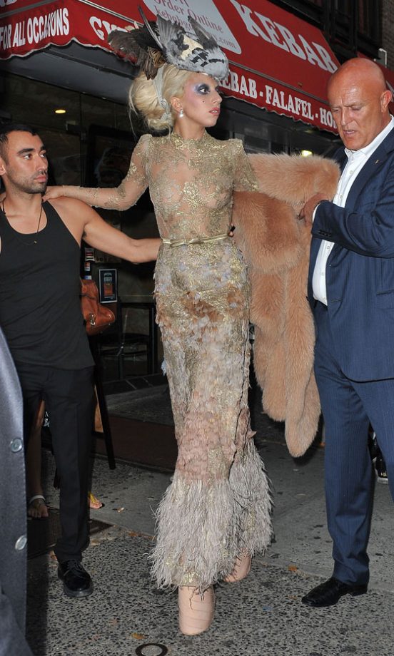 Lady Gaga On A Photoshoot With Annie Leibovitz