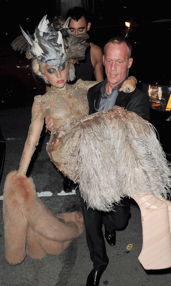Lady Gaga On A Photoshoot With Annie Leibovitz
