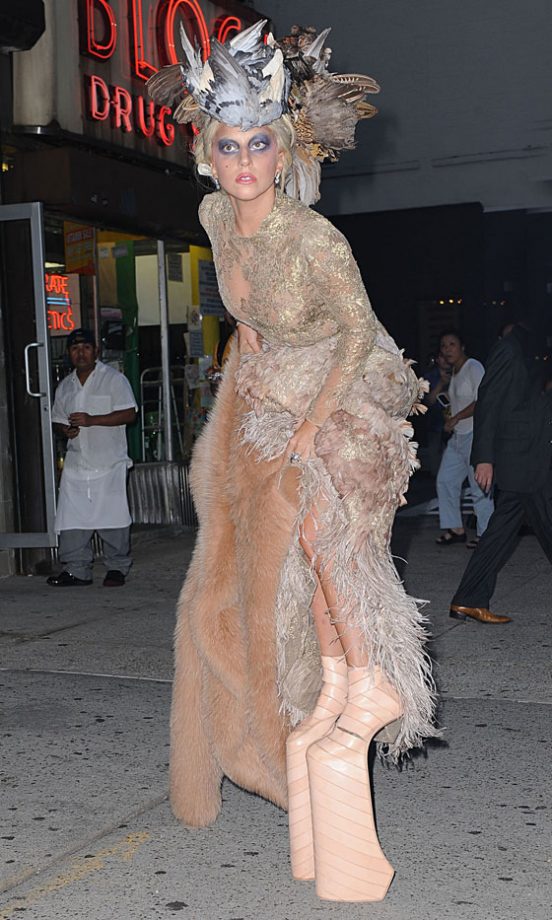 Lady Gaga On A Photoshoot With Annie Leibovitz