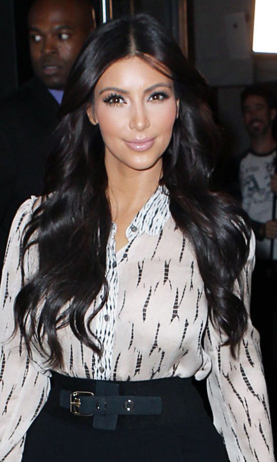 Kim Kardashian's Glossy Hair Is The Envy Of The LOOK Office - Gorgeous!