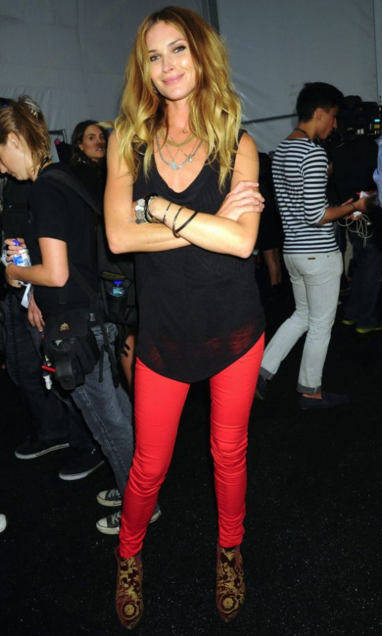 Erin Wasson At The Nicole Miller Spring/Summer 2012 Fashion Show