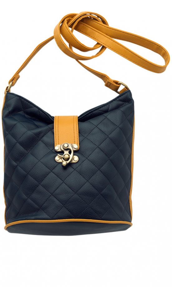 Primark Navy And Yellow Bag, £12 – In Stores Only