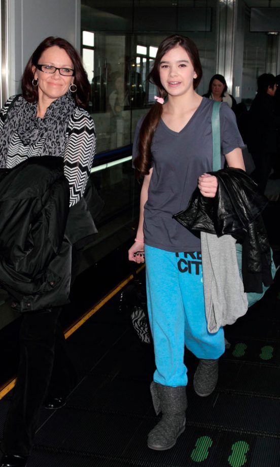 Hailee Steinfeld Dresses Down Like A Normal Teenager As She Arrives At Narita Airport, February 2011