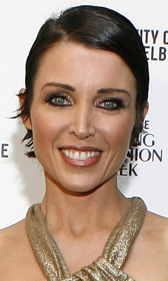Danni Minogue Goes For A Dramatic New Hairstyle With A ‘20s Slicked-Down Crop, 2011
