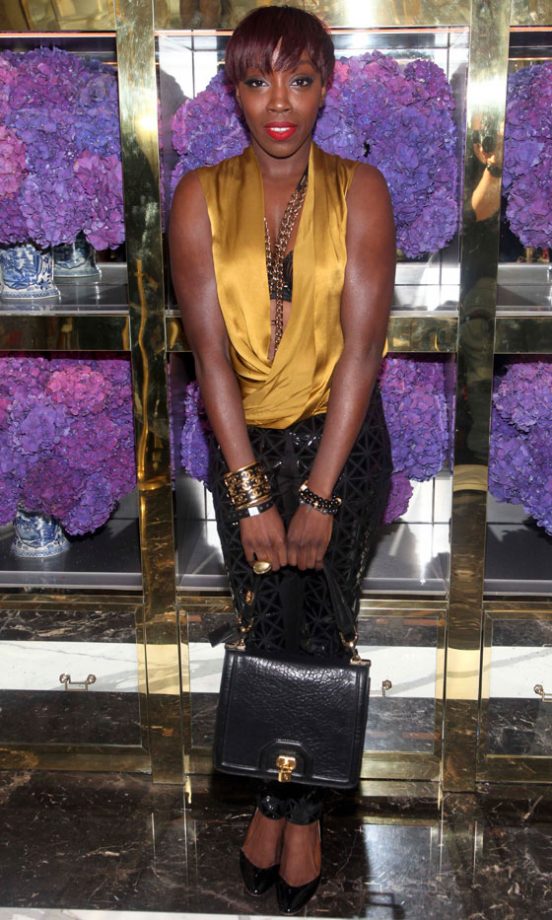 Estelle At The Tory Burch Madison Avenue Flagship Store Opening