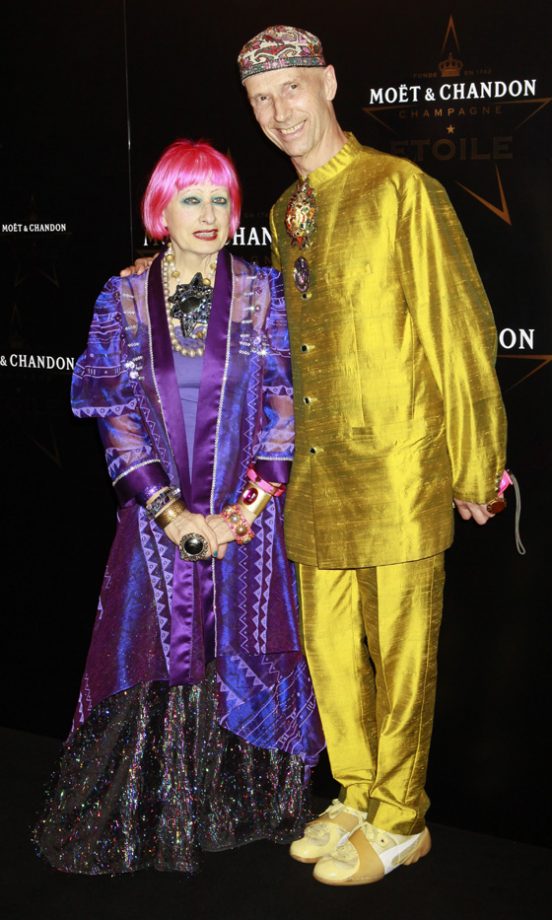 Zandra Rhodes At The Moet & Chandon Etoile Awards Party 2011