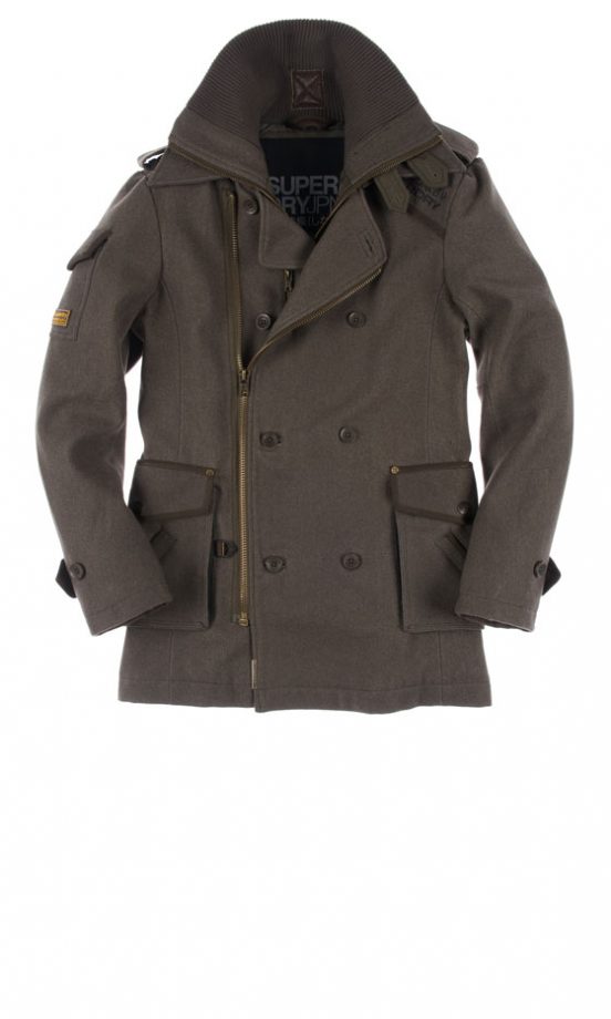 Superdry Asymmetrical Zip Coat, £244.99