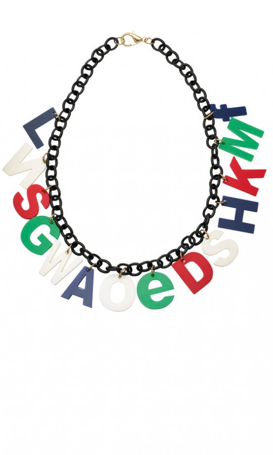 Freedom At Topshop Letter Necklace, £14 – In Stores Only