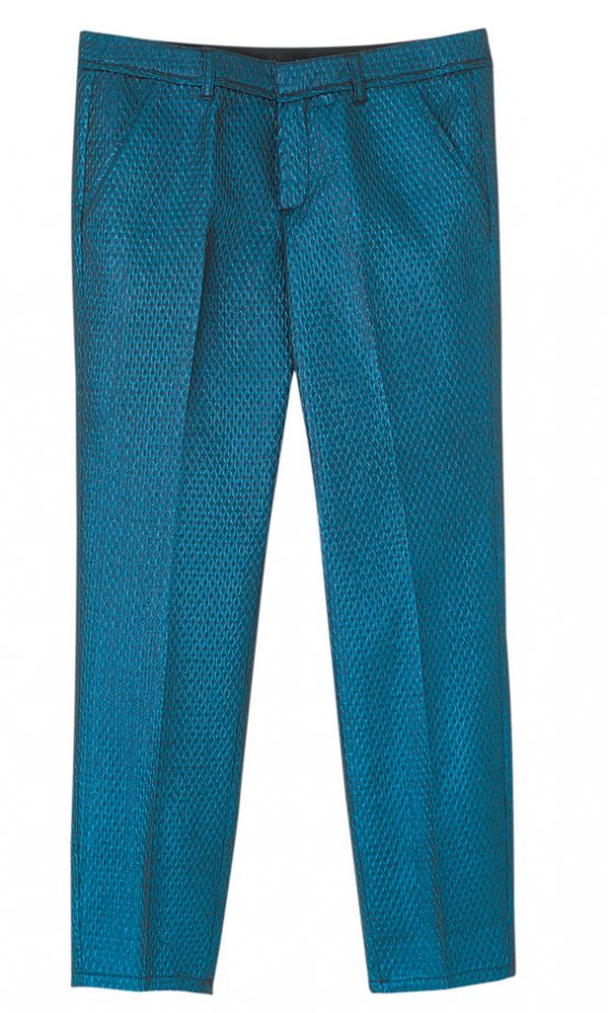 Cigarette Metallic Trousers, £45