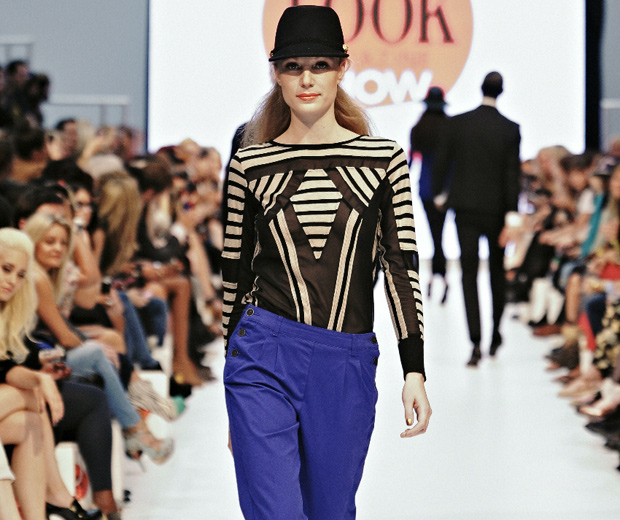 Model on the catwalk at the LOOK Show AW11 wearing M&S