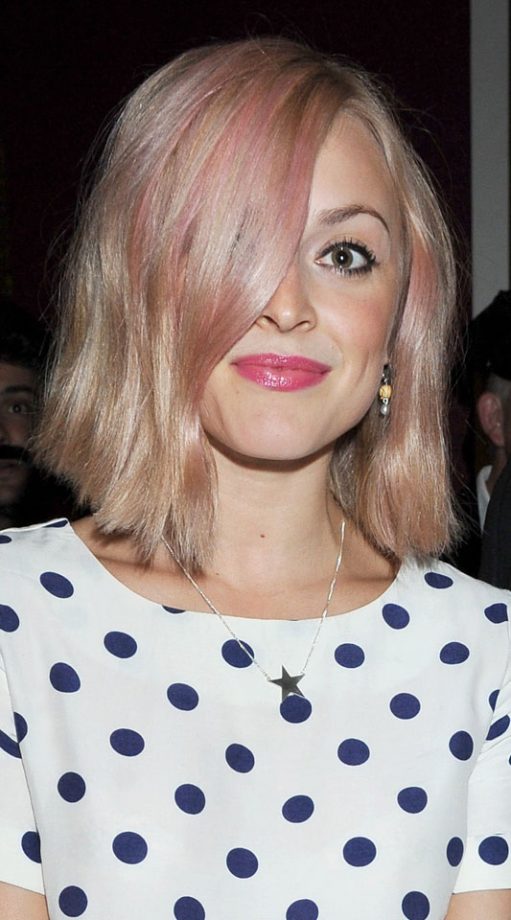 Fearne Cotton Dares To Go For A Pink Rinse Hairstyle, 2011