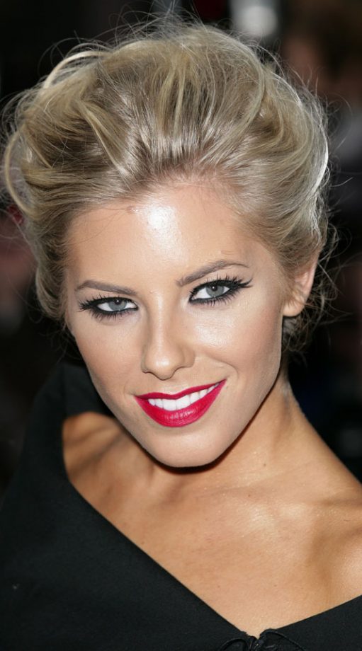 Mollie King Looked Glam At The GQ Men Of The Year Awards 2011 With A Chic Updo Hairstyle