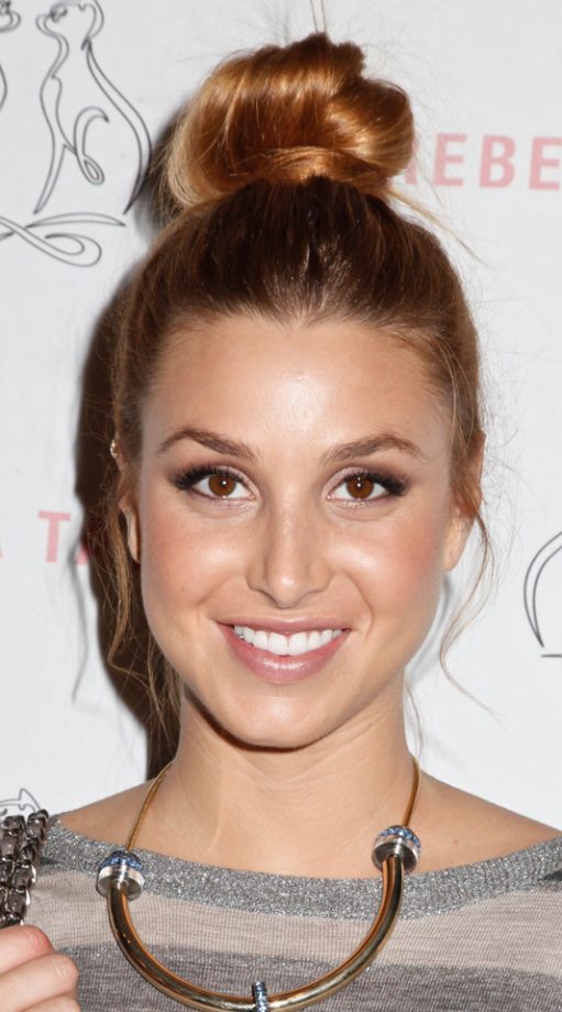 Whitney Port Suits The Top Knot Bun, 2011