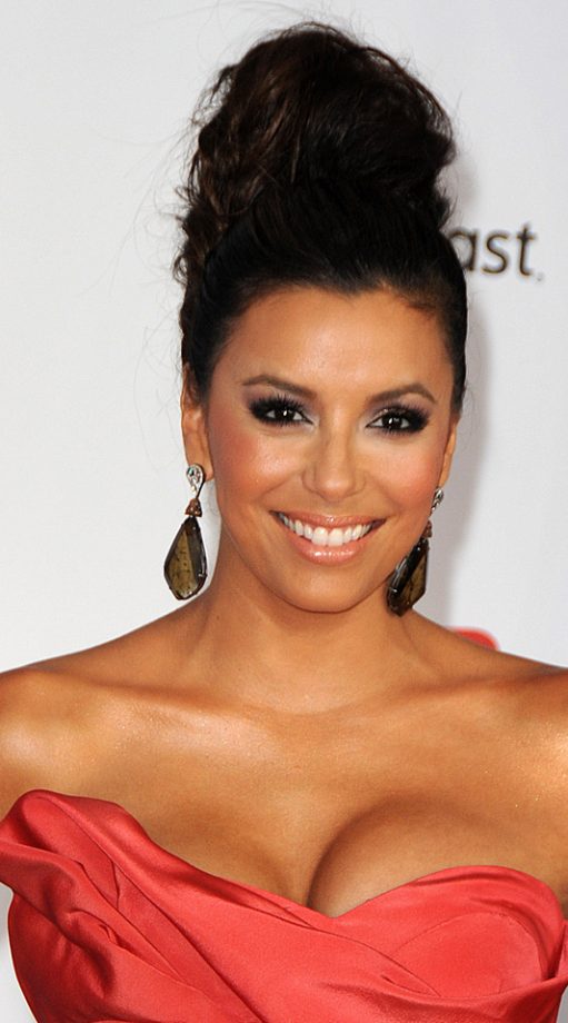 Eva Longoria Goes For A Marge Simpson Inspired Hairstyle! 2011