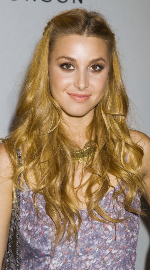 Whitney Port Clips The Front Of Her Hair Back For A Girly Look, 2011
