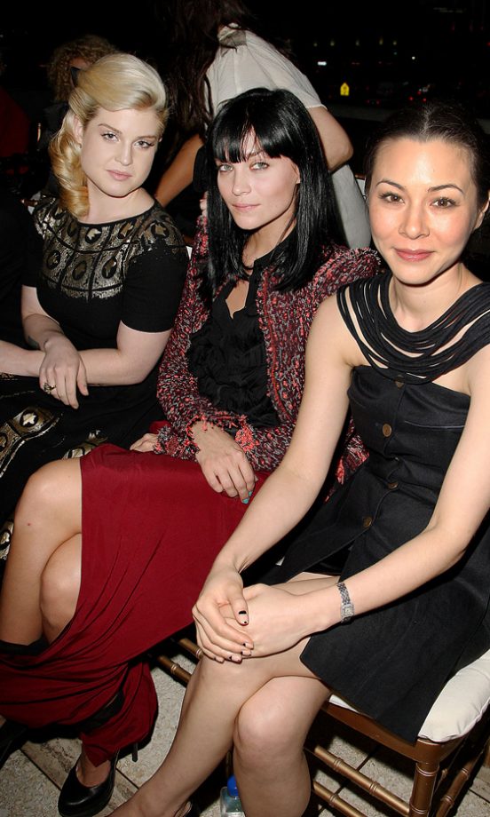 Kelly Osbourne, Leigh Lezark And China Chow At The Zac Posen Spring/Summer 2012 Fashion Show