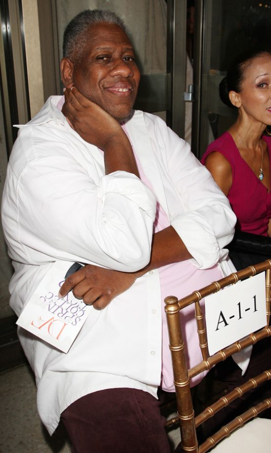 Andre Leon Talley At The Zac Posen Spring/Summer 2012 Fashion Show