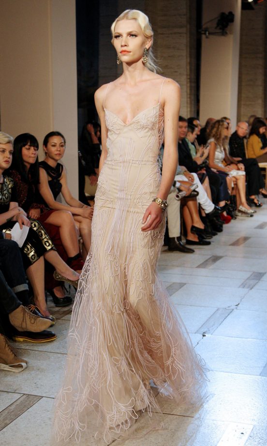 The Zac Posen Spring/Summer 2012 Fashion Show, Catwalk Outfit 9