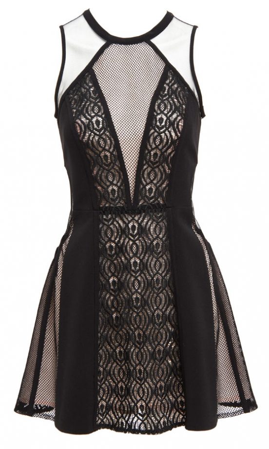 Asos's Black Lace Dress From Their Christmas Fashion Collection 2011 Is Guaranteed To Turn Heads On New Years Eve